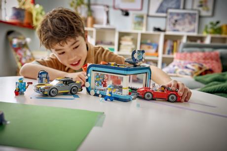 Конструктор LEGO® City Туннельная автомойка — набор для сборки, 583 детали (60497) - фото 7