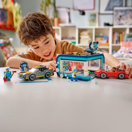 Конструктор LEGO® City Туннельная автомойка — набор для сборки, 583 детали (60497) - фото 9