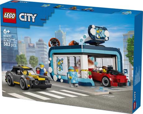 Конструктор LEGO® City Туннельная автомойка — набор для сборки, 583 детали (60497) - фото 12