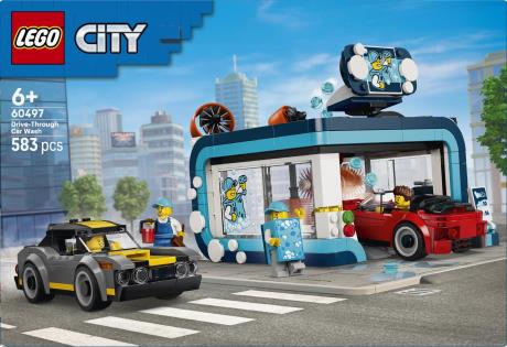 Конструктор LEGO® City Туннельная автомойка — набор для сборки, 583 детали (60497) - фото 13