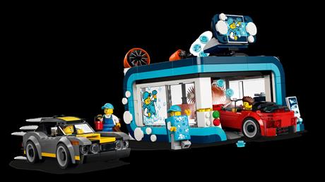 Конструктор LEGO® City Туннельная автомойка — набор для сборки, 583 детали (60497) - фото 14