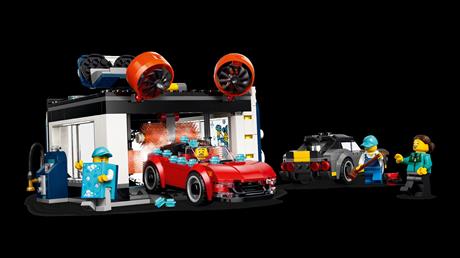Конструктор LEGO® City Туннельная автомойка — набор для сборки, 583 детали (60497) - фото 15