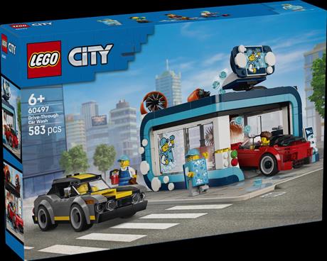 Конструктор LEGO® City Туннельная автомойка — набор для сборки, 583 детали (60497) - фото 0