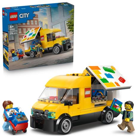 Конструктор LEGO City Фургон LEGO® 276 Деталей (60500) - фото 11