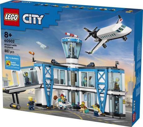 Конструктор LEGO City Аеропорт із літаком 887 Деталей ( 60502 ) - фото 0