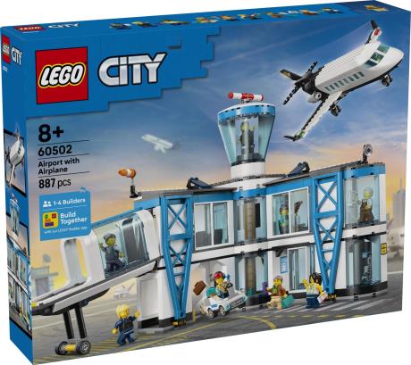 Конструктор LEGO City Аеропорт із літаком 887 Деталей ( 60502 ) - фото 0