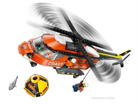 Конструктор LEGO City Гелікоптер берегової охорони 551 Деталь ( 60503 ) - фото 2