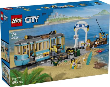 Конструктор LEGO® City Классический трамвай до пляжа — игрушечные поезда, 693 детали (60506) - фото 8