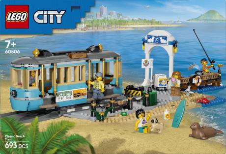 Конструктор LEGO® City Классический трамвай до пляжа — игрушечные поезда, 693 детали (60506) - фото 8