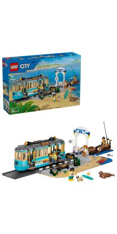 Конструктор LEGO® City Классический трамвай до пляжа — игрушечные поезда, 693 детали (60506) - фото 8