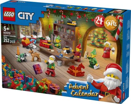 Конструктор LEGO® City Адвент календар 2026 Майстерня Санти Іграшка (60510) - фото 0