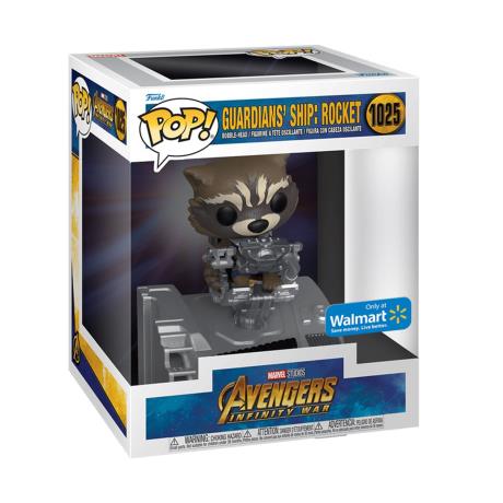 Фигурка Funko Pop! Стражи Галактики Ракета на корабле 10 см (63211) - фото 3