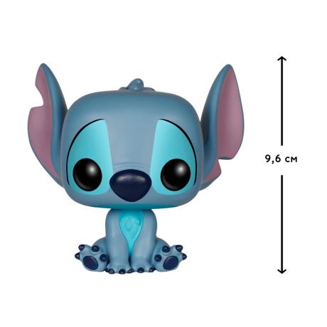 Фігурка Funko Pop! Ліло і Стіч Стіч сидить 10 см (6555) - фото 1