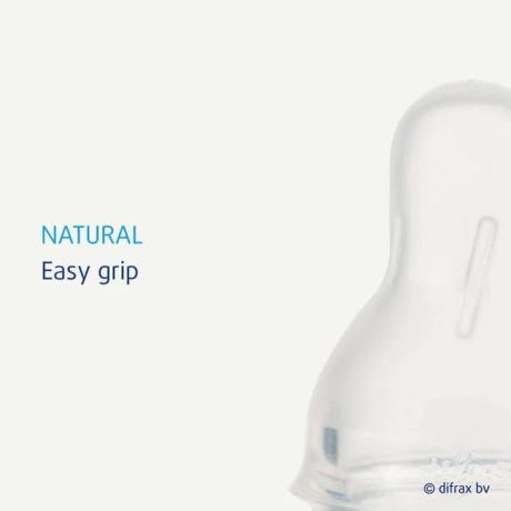 Силіконова соска до пляшечки Difrax S-bottle Natural розмір S, 2 шт. (671) - фото 0