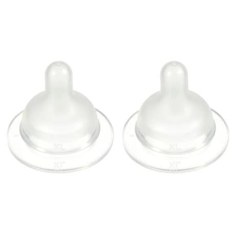 Силіконова соска до пляшечки Difrax S-bottle Wide розмір L, 2 шт. (678) - фото 0