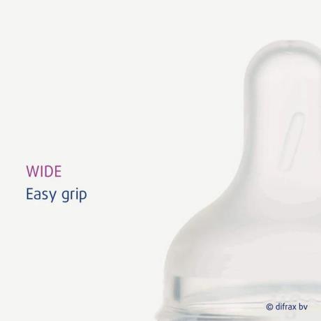 Силіконова соска до пляшечки Difrax S-bottle Wide розмір L, 2 шт. (678) - фото 0