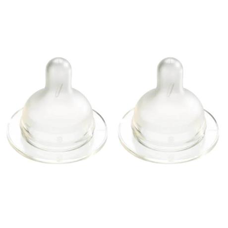 Силіконова соска до пляшечки Difrax S-bottle Wide розмір L, 2 шт. (678) - фото 0