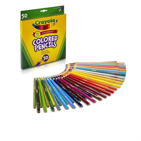 Набор карандашей Crayola Pencils 50 цветов (68-4050) - фото 1