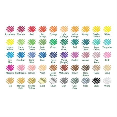 Набор карандашей Crayola Pencils 50 цветов (68-4050) - фото 3