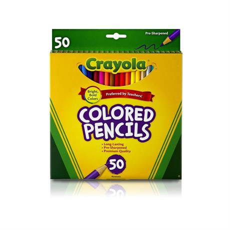 Набор карандашей Crayola Pencils 50 цветов (68-4050) - фото 0