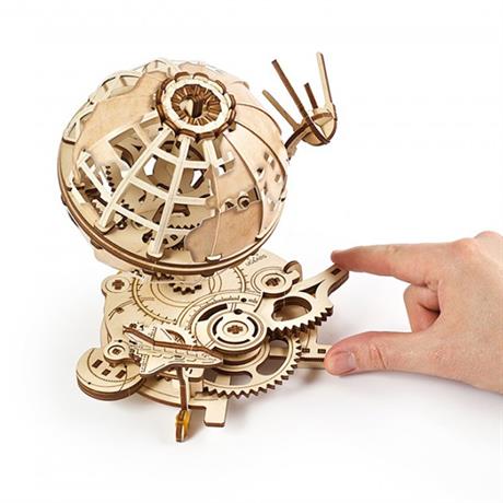 Дерев'яний механічний 3D конструктор Ugears Глобус (70128) - фото 3