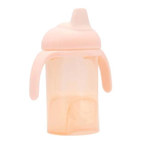 Чашка-непроливайка Difrax Non-Spill Sippy Cup Soft із силіконовим носиком 250 мл рожевий (704 Blossom) - фото 0