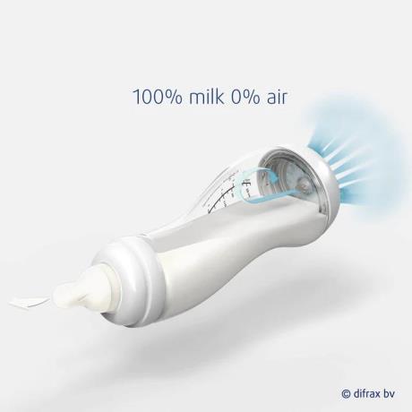Антиколікова пляшечка Difrax S-bottle Natural із силіконовою соскою 170 мл коричневий (705 Caramel) - фото 0