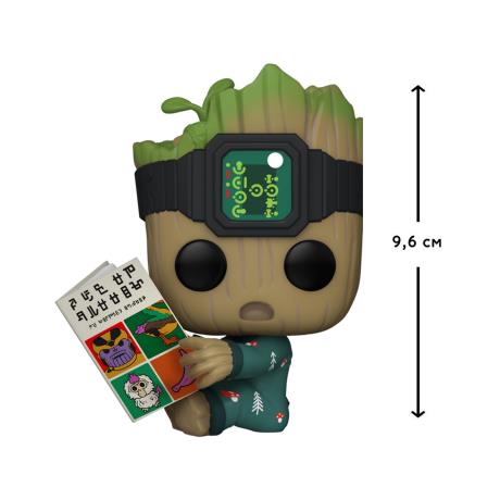 Фигурка Funko Pop! Я есть Грут Грут с книгой 10 см (70651) - фото 1