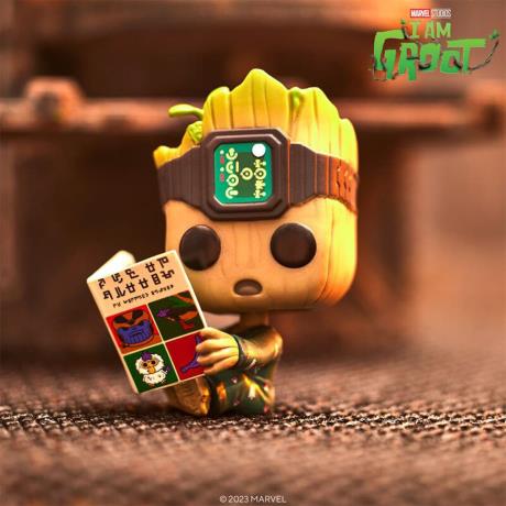Фигурка Funko Pop! Я есть Грут Грут с книгой 10 см (70651) - фото 2