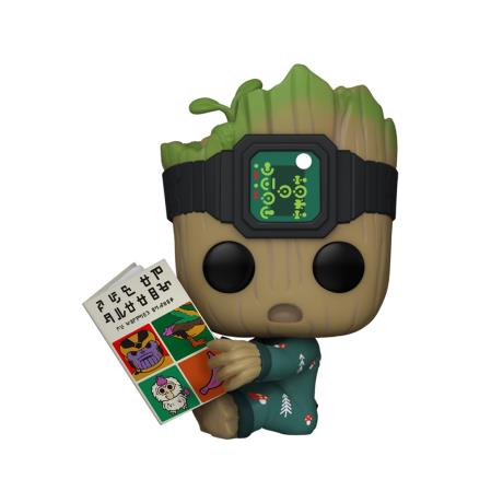 Фигурка Funko Pop! Я есть Грут Грут с книгой 10 см (70651) - фото 0