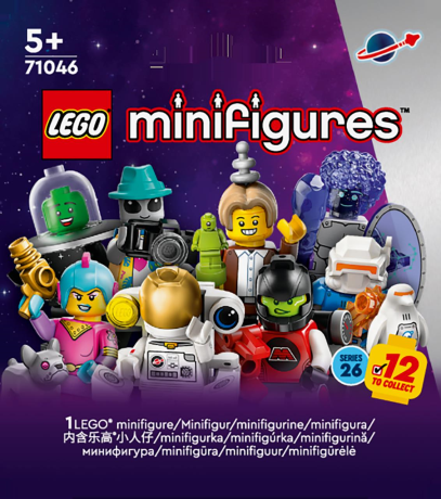 Фігурка-сюрприз для конструкторів LEGO Minifigures S26 Космос (71046) - фото 0