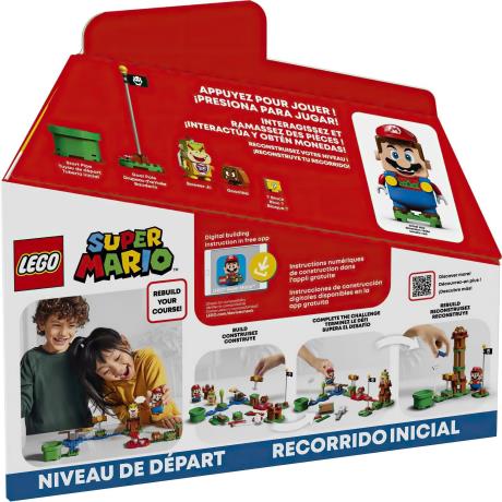 Конструктор LEGO Super Mario Пригоди з Маріо Стартовий набір з фігуркою 231 деталь (71360) - фото 0
