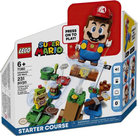 Конструктор LEGO Super Mario Пригоди з Маріо Стартовий набір з фігуркою 231 деталь (71360) - фото 0