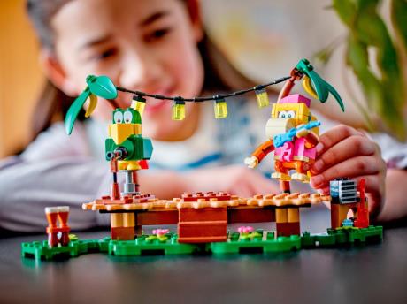 Конструктор LEGO Super Mario Імпровізація в джунглях Діксі Конґ додатковий набір 174 деталі (71421) - фото 0