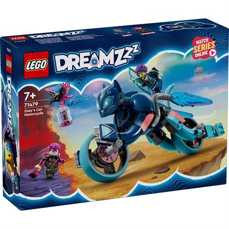 Конструктор LEGO DREAMZzz Котячий мотоцикл Зоуі (71479) - фото 0