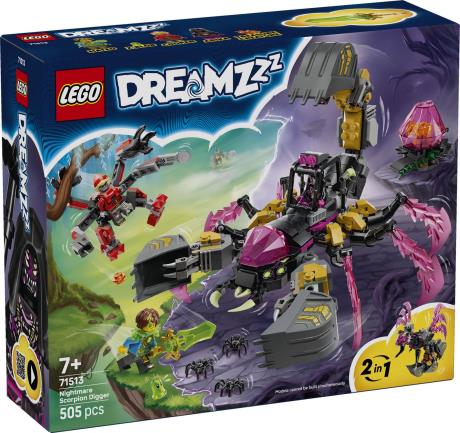 Конструктор LEGO DREAMZzz Кошмарний землекоп-скорпіон 505 Деталей (71513) - фото 15