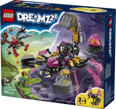 Конструктор LEGO DREAMZzz Кошмарний землекоп-скорпіон 505 Деталей (71513) - фото 15