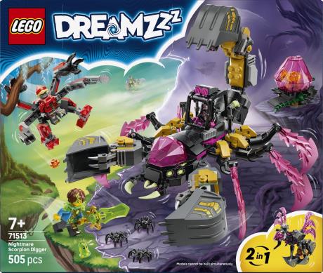Конструктор LEGO DREAMZzz Кошмарний землекоп-скорпіон 505 Деталей (71513) - фото 15