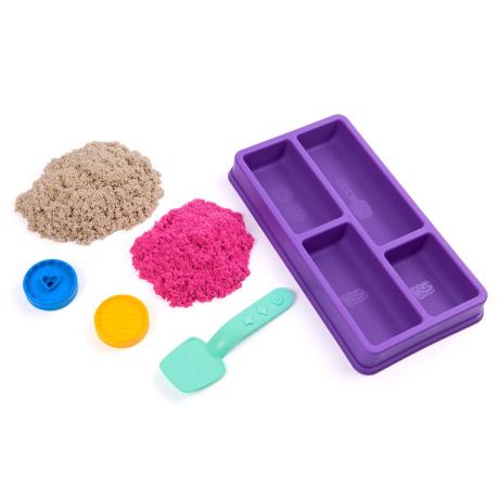 Набор кинетического песка Kinetic Sand Цветное печенье с аксессуарами (71678) - фото 2