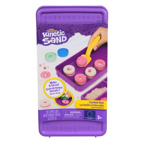 Набор кинетического песка Kinetic Sand Цветное печенье с аксессуарами (71678) - фото 0
