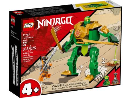 Конструктор LEGO NINJAGO Робокостюм ніндзя Ллойда 57 деталей (71757) - фото 0