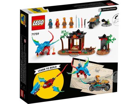 Конструктор LEGO NINJAGO Храм ніндзя-дракона 161 деталь (71759) - фото 0