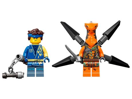 Конструктор LEGO NINJAGO Дракон бурі Джея EVO 140 деталей (71760) - фото 0