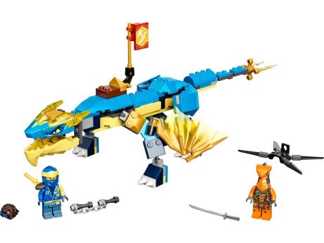 Конструктор LEGO NINJAGO Дракон бурі Джея EVO 140 деталей (71760) - фото 0