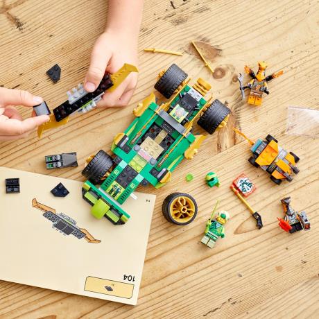 Конструктор LEGO NINJAGO Гоночний автомобіль ЕВО Ллойда 279 деталей (71763) - фото 2
