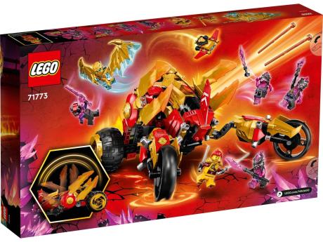 Конструктор LEGO NINJAGO Рейдер Золотого дракона Кая 624 деталі (71773) - фото 0