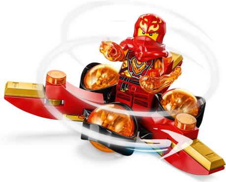 Конструктор LEGO NINJAGO Суперсила дракона Кая сальто спін-джитсу 72 деталі (71777) - фото 0