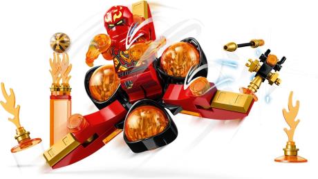 Конструктор LEGO NINJAGO Суперсила дракона Кая сальто спін-джитсу 72 деталі (71777) - фото 0