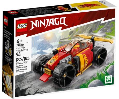 Конструктор LEGO NINJAGO Гоночный автомобиль ниндзя Кая ЭВО 94 детали (71780) - фото 0