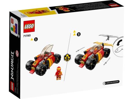 Конструктор LEGO NINJAGO Гоночный автомобиль ниндзя Кая ЭВО 94 детали (71780) - фото 0